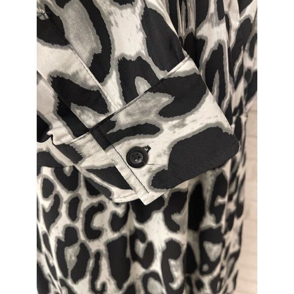 Lane Bryant Animal Print Faux Wrap Dress Size 18 /20 - Picture 7 of 9